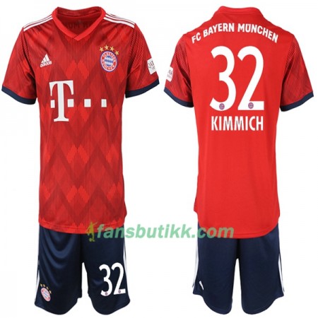 Fotballdrakt FC Bayern München Joshua Kimmich 32 Barn Hjemmetrøye 2018-2019 Kortermet